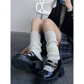 Chic Verdusa Women's Rib Knit Leg Warmers for Winter Style