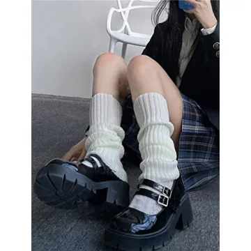 Chic Verdusa Women's Rib Knit Leg Warmers for Winter Style