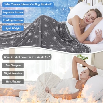 Inhand Cooling Blanket for Hot Sleepers - Queen Size