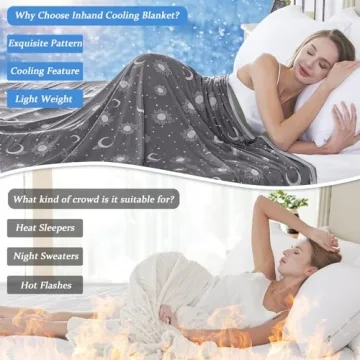 Inhand Cooling Blanket for Hot Sleepers - Queen Size