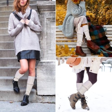 Stylish Ewandastore 80s Winter Leg Warmers for Women