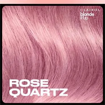 Clairol Blonde It Up Crystal Glow Toners Demi-Permanent Hair Dye, Rose Quartz Hair Color, Pack of 1