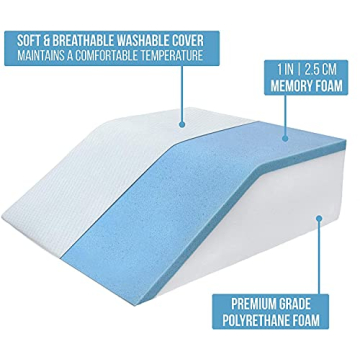Abco Tech Leg Elevation Pillow for Pain Relief and Comfort