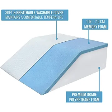Abco Tech Leg Elevation Pillow for Pain Relief and Comfort