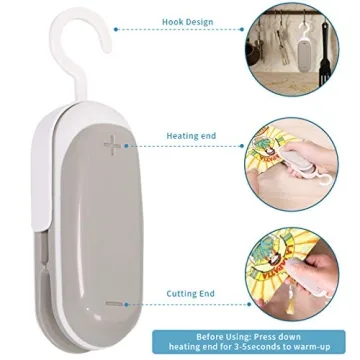Portable Mini Bag Sealer Cutter for Fresh Food Storage