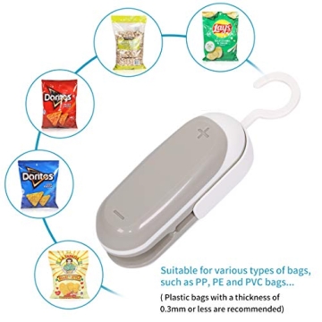 Portable Mini Bag Sealer Cutter for Fresh Food Storage