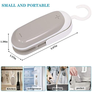 Portable Mini Bag Sealer Cutter for Fresh Food Storage