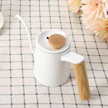 Elegant Long Thin Spout Kettle for Perfect Coffee Pouring