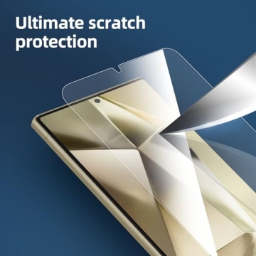 NEW'C Ultra Resistant 3 Pack Screen Protectors for S25 Ultra