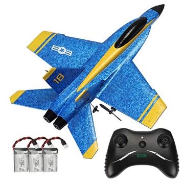 RC Plane Remote Control Airplane Ready to Fly, 2.4GHZ 2 Channel RTF RC Glider Easy to Fly for Kids B...