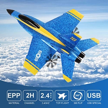 Remote Control Airplane for Kids & Beginners - Easy to Fly