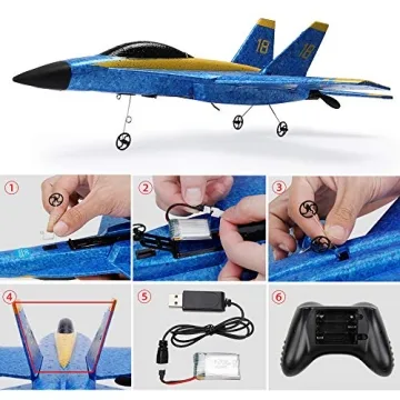 Remote Control Airplane for Kids & Beginners - Easy to Fly