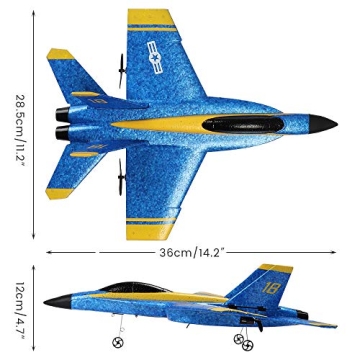 Remote Control Airplane for Kids & Beginners - Easy to Fly