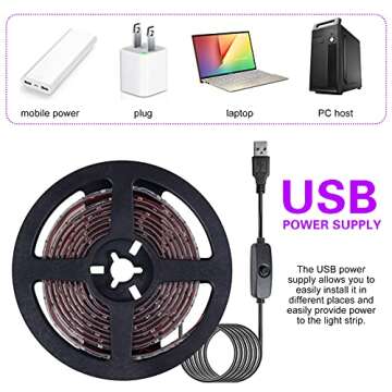 Black Light LED Strip for Parties and Decoration