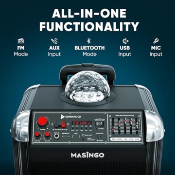 Unleash Fun with MASINGO Karaoke Machine for All Ages