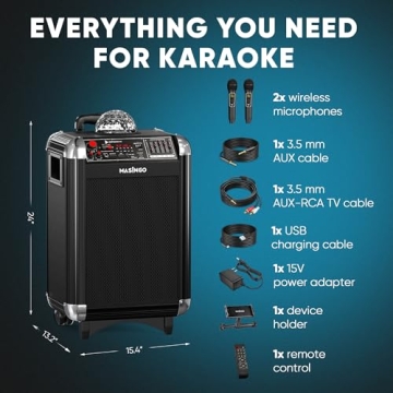 Unleash Fun with MASINGO Karaoke Machine for All Ages