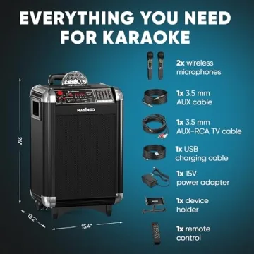 Unleash Fun with MASINGO Karaoke Machine for All Ages