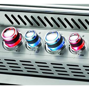 Napoleon BIPRO665RBNSS-3 Built-in Prestige PRO 665 RB Natural Gas Grill Head, 625 sq.in. + Infrared Infrared Rear Burner, Stainless Steel