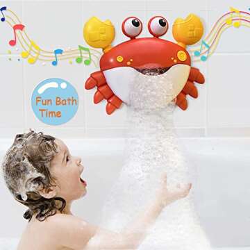 Bubble Making Bath Toy for Toddlers with Music