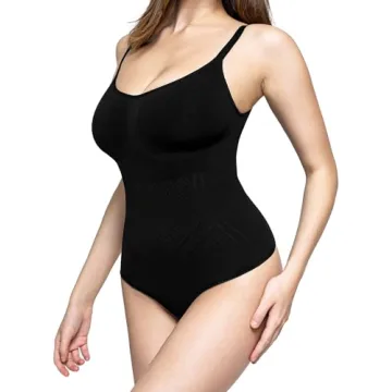 PUMIEY Sculpting Bodysuit for Women  Tummy Control