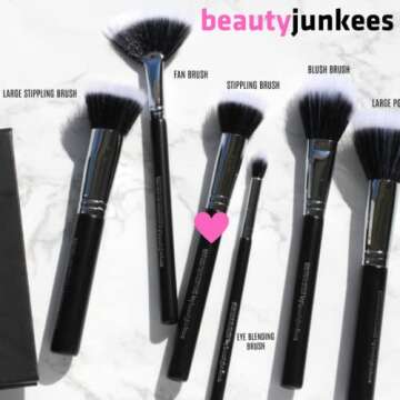 Small Stippling Brush for Flawless Makeup Application