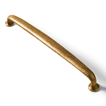 Goo-Ki Antique Brass Cabinet Handles 6 Pack for Furniture