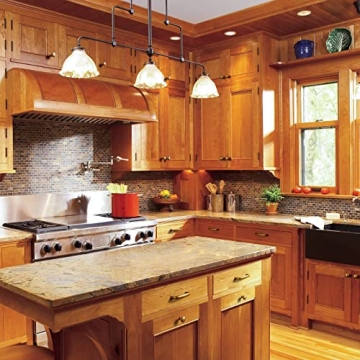 Goo-Ki Antique Brass Cabinet Handles 6 Pack for Furniture