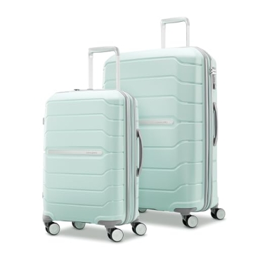 Samsonite Freeform Hardside Expandable with Double Spinner Wheels, 2-Piece Set (21/28), Mint Green