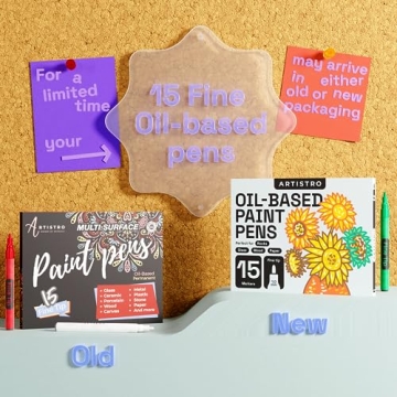 ARTISTRO 15 Oil-Based Permanent Paint Markers Assorted Set