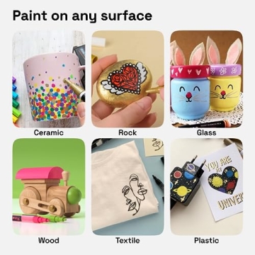 ARTISTRO 15 Oil-Based Permanent Paint Markers Assorted Set