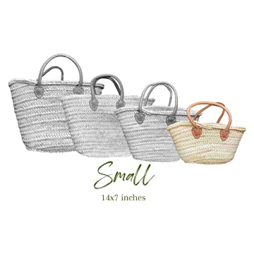 purifyou French Market Basket Bag - Handmade & Versatile
