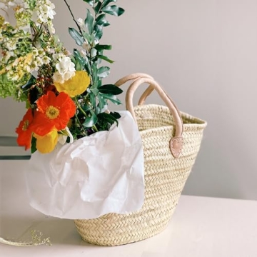 purifyou French Market Basket Bag - Handmade & Versatile