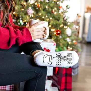 Haute Soiree If You Can Read This, Bring Me Some Coffee - Funny Novelty Socks for Women One Size Fits All