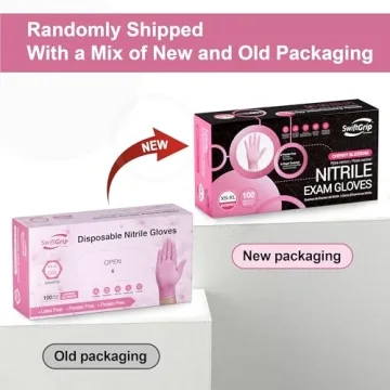 Pink Medical Exam Disposable Gloves - Latex-Free