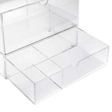 Juvale Clear Tissue Box Holder - Stylish Bathroom Organizer