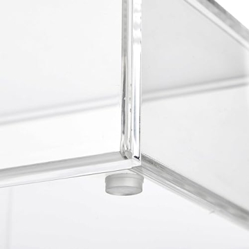 Juvale Clear Tissue Box Holder - Stylish Bathroom Organizer