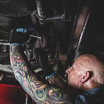 Gorilla Grip Slip Resistant Work Gloves 15 Pack for All Tasks