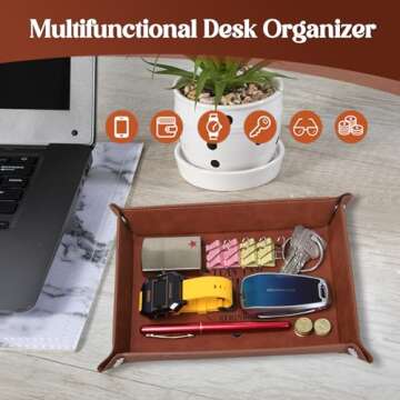 Valentines Love Gifts for Him: Stylish Valet Tray for Men, Gifts for Boyfriend Husband