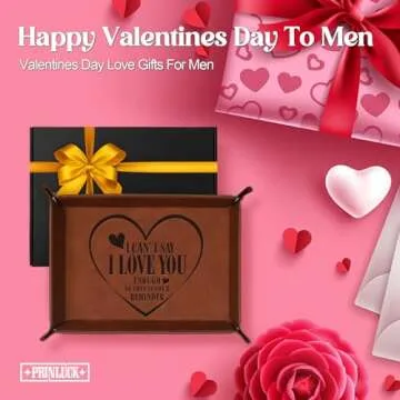 Valentines Love Gifts for Him, Stylish Valet Tray for Men