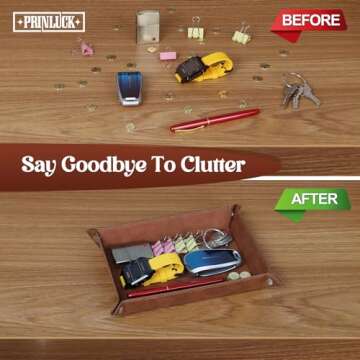 Valentines Love Gifts for Him, Stylish Valet Tray for Men