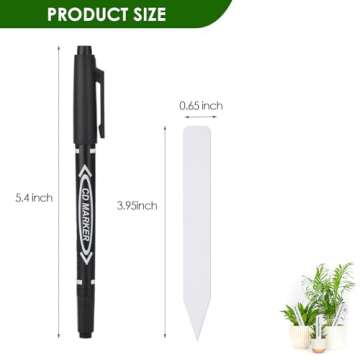 Darfuke 120PCS Plant Labels - Waterproof Garden Markers