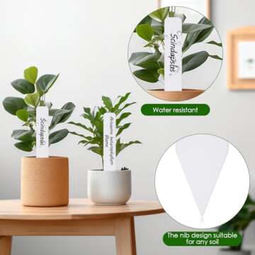 Darfuke 120PCS Plant Labels - Waterproof Garden Markers
