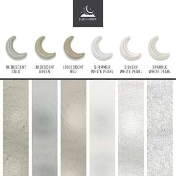Slice of the Moon | Shimmer Pearl Natural Mineral Mica Powder, 0.88oz (25g) | for Personal or Profes...