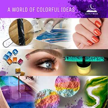 Slice of the Moon | Shimmer Pearl Natural Mineral Mica Powder, 0.88oz (25g) | for Personal or Professional Use - Cosmetics, Epoxy Resin Projects, Nail Polish, Soaps, Bath Bombs, and Art Projects