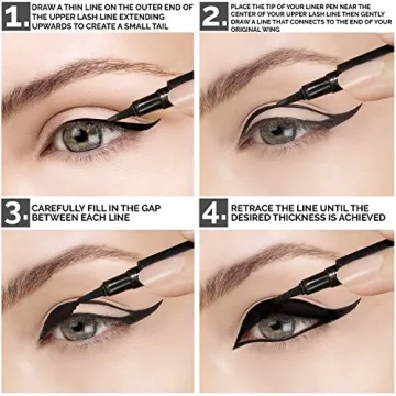 Aesthetica Felt Tip Liquid Eyeliner - Waterproof & Smudge Proof