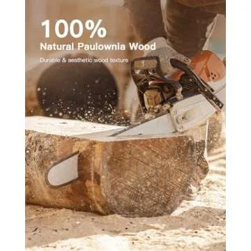 Stylish AMADA Floating Shelves in Paulownia Wood