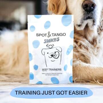 Spot & Tango Beef Dog Training Treats - 100% Natural