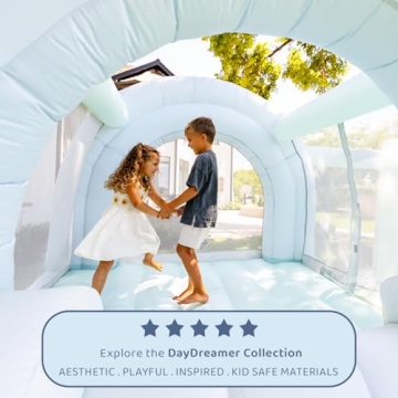 Bounceland Pastel Bounce House with Ball Pit for Kids