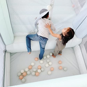 Bounceland Pastel Bounce House with Ball Pit for Kids