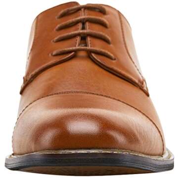 Jousen Men's Dress Shoes Cap Toe Oxford Classic Formal Derby Shoes Business Oxfords (AMY603 Yellow B...